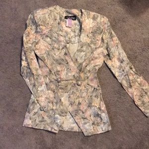 Floral Blazer